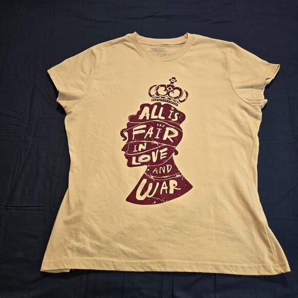 Izzy & Liv Tops - Bridgerton All is Fair in Love and War Women's T-shirt Size L